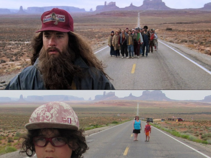 Go to Forrest Gump photo sliders. 